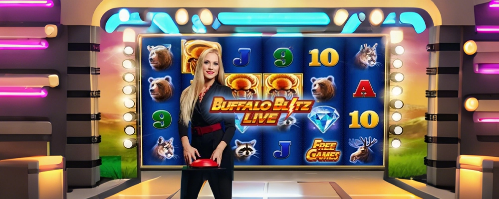 0001 BET Caça-níqueis Buffalo Blitz ao Vivo
